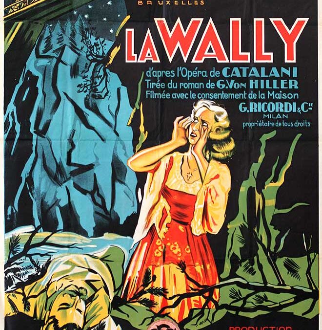 La Wally e spettacolo [senza titolo] di rivista