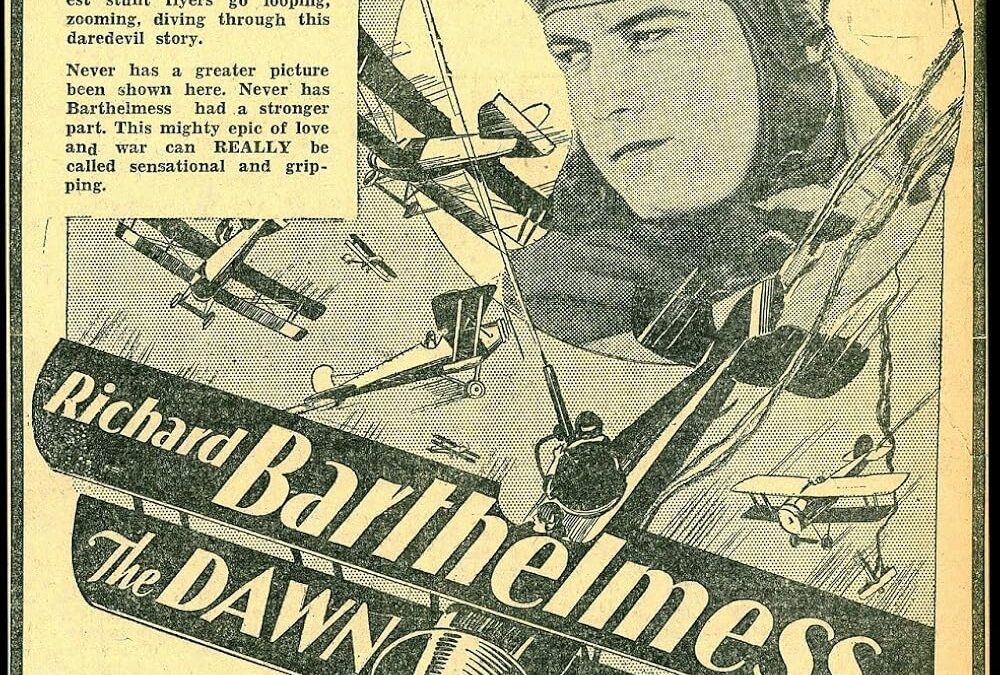 La squadriglia dell’aurora (The Dawn Patrol) e spettacolo [senza titolo] di varietà